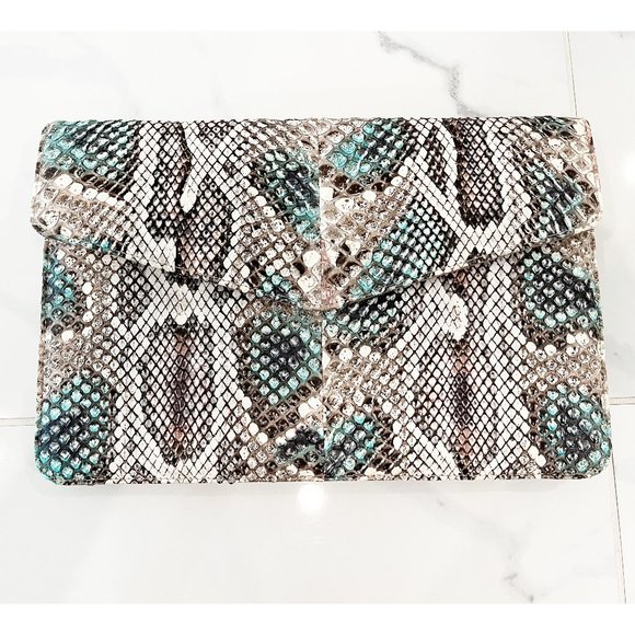Camille Zarsky Handbags - Camille Zarsky Snakeskin Clutch